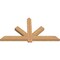 Ekena Millwork Kennewick Timber Gable Bracket, Western Red Cedar, 72"W x 39"H x 3 1/2"D x 5 1/2"F, 13/12 Pitch GBW072X39X0406KEN00SWR - alternate 2